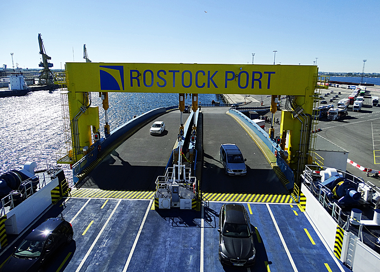 Mit Scandlines von Rostock nach Gedser