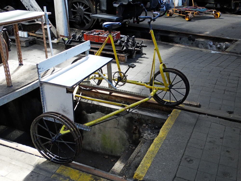 12a Gedser Remise - Schienenfahrrad